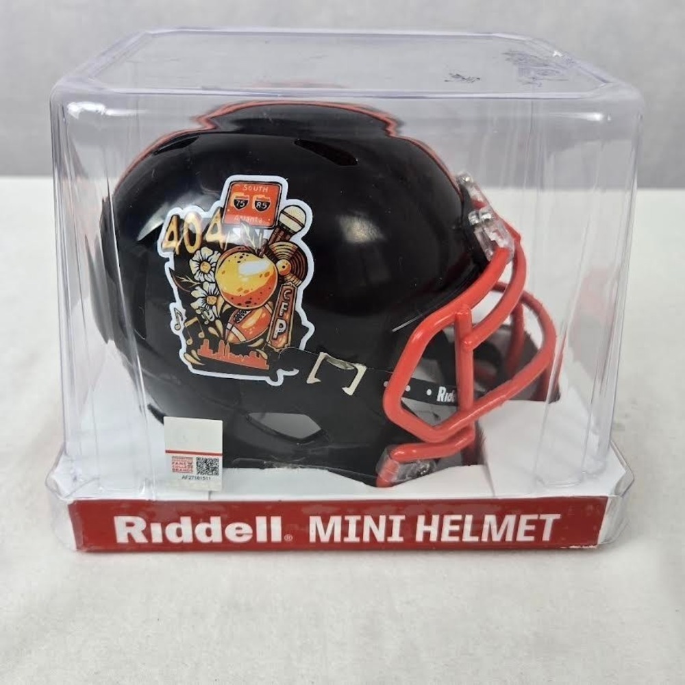 Riddell 2025 CFP National Championship Atlanta Mini Helmet Notre Dame Ohio State